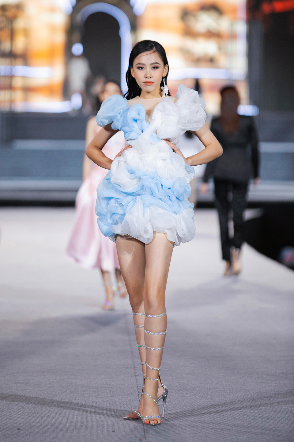 Vietnam Beauty Fashion Fest lần đầu tiên được công bố và ra mắt tại khuôn khổ cuộc thi Người đẹp thời trang – Miss World Vietnam 2022. (Ảnh: CTV/Vietnam+)