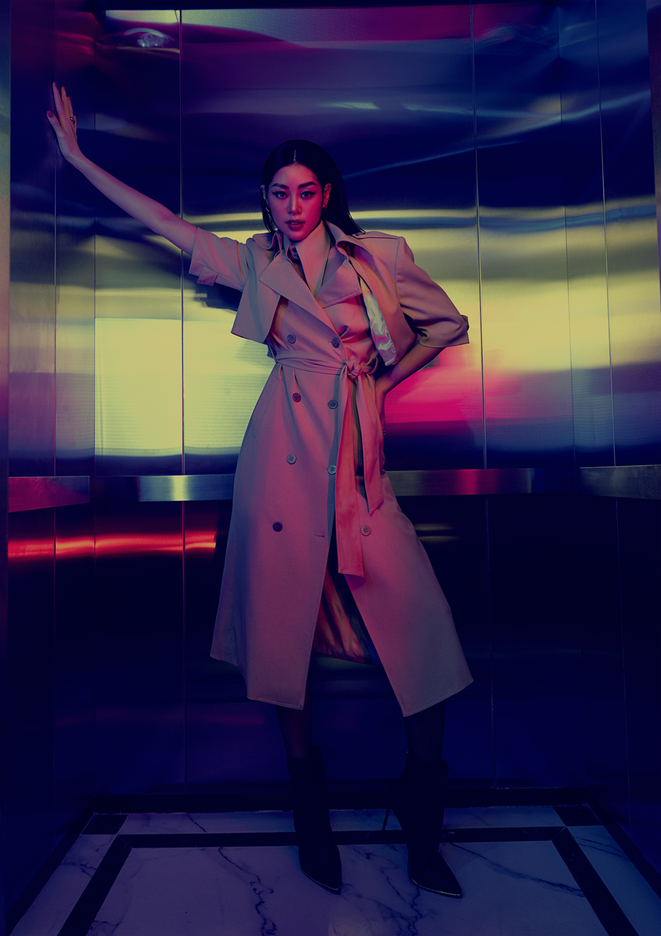 Chia sẻ về những dự định sắp tới, Hoa hậu Khánh Vân cho biết: ‘Vân muốn thay đổi hình ảnh của mình trở nên cá tính, năng động và nhiều màu sắc hơn, sẵn sàng cho hành trình khám phá những điều mới mẻ và chinh phục những đỉnh cao mới trong cuộc sống.’ (Ảnh: CTV/Vietnam+)