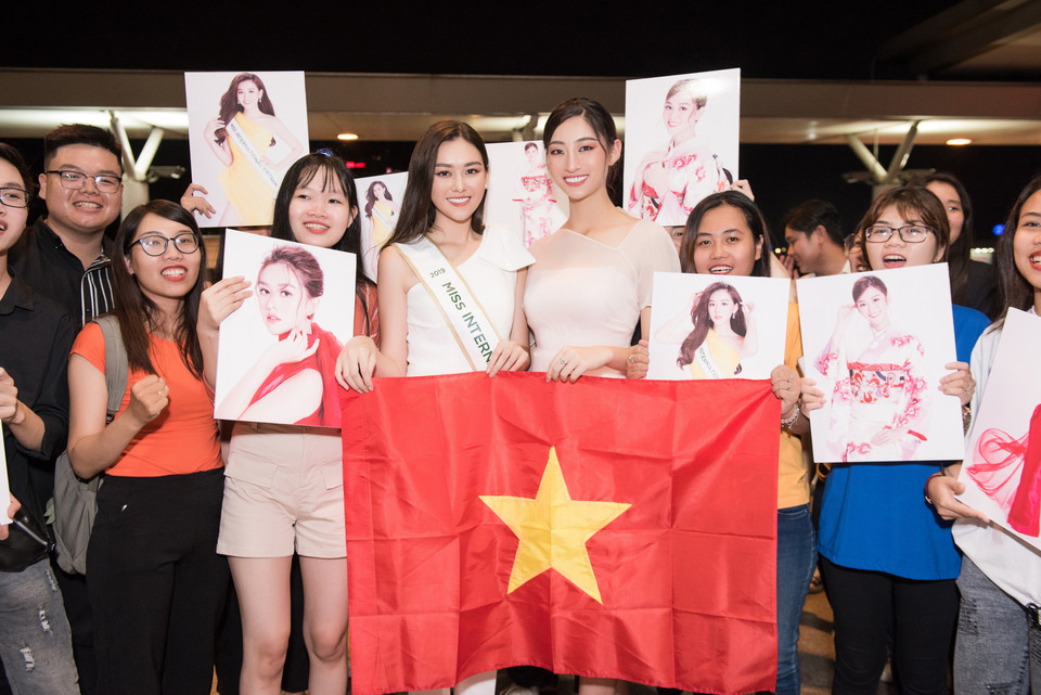 Được biết Lương Thùy Linh cũng sẽ tham dự đấu trường nhan sắc Miss World vào cuối tháng. (Ảnh: CTV/Vietnam+)
