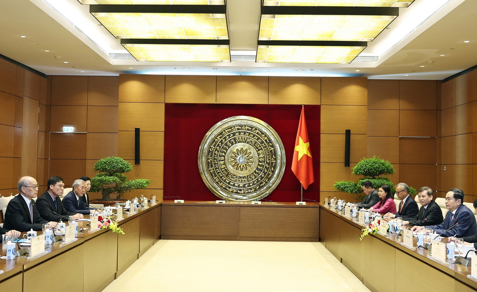 Quang cảnh buổi tiếp. (Ảnh: Thống Nhất/TTXVN)