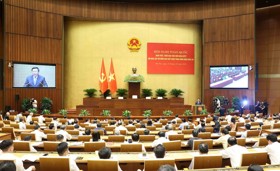 Quang cảnh hội nghị. (Ảnh: Phương Hoa/TTXVN)