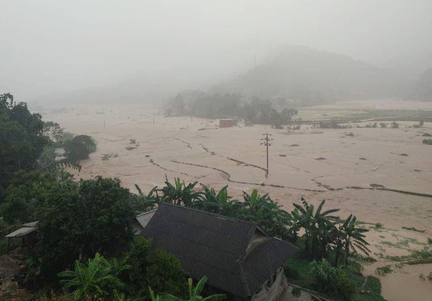 Trên địa bàn tỉnh Sơn La có mưa diện rộng, riêng khu vực phía Đông Nam có mưa rất to. (Nguồn: TTXVN)
