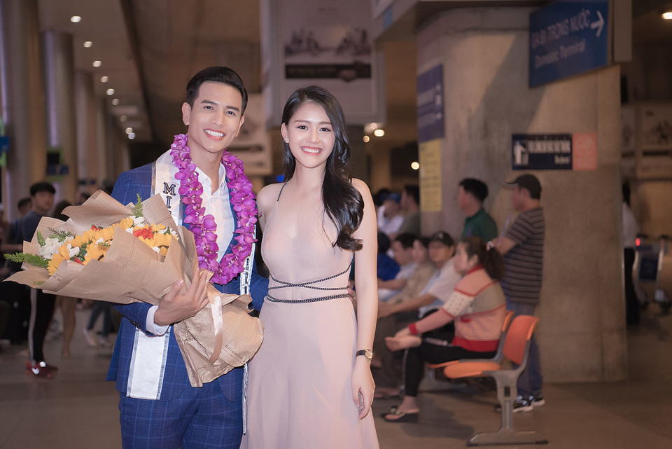 Đó là động lực rất lớn để Trịnh Bảo phát triển sự nghiệp của mình quyết liệt hơn và hoàn thành tốt vai trò Nam vương Quốc tế. (Ảnh: Huy Trần/Vietnam+)