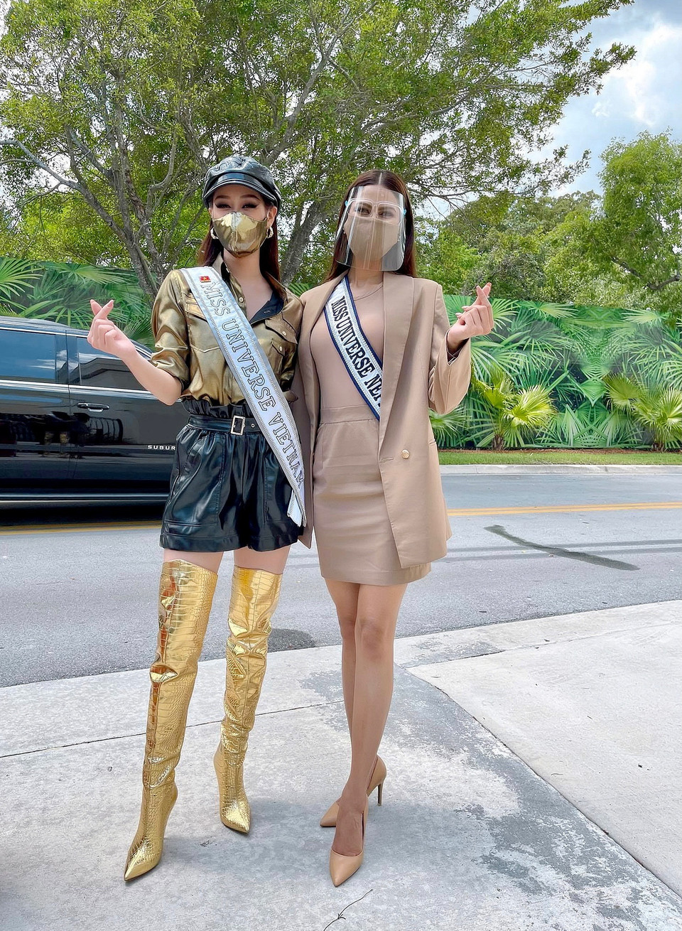 Các thí sinh đều phải đeo khẩu trang và thực hiện các biện pháp bảo vệ sức khỏe. (Ảnh: CTV/Vietnam+)