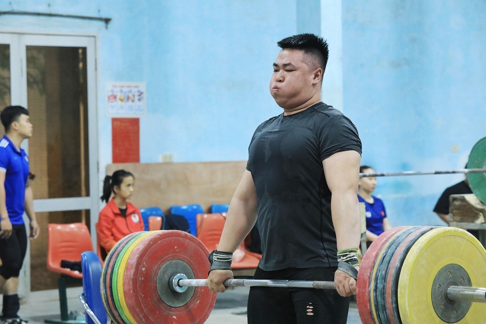 Các vận động viên tập luyện hăng say để chuẩn bị SEA Games 32. (Ảnh: Tuấn Anh/TTXVN)