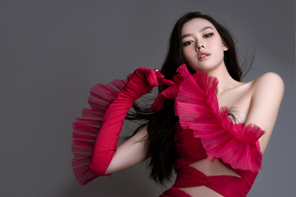 Tường San dường như đã luyện tập rất chăm chỉ để lấy lại vóc dáng sau khi sinh con đầu lòng. (Ảnh: CTV/Vietnam+)