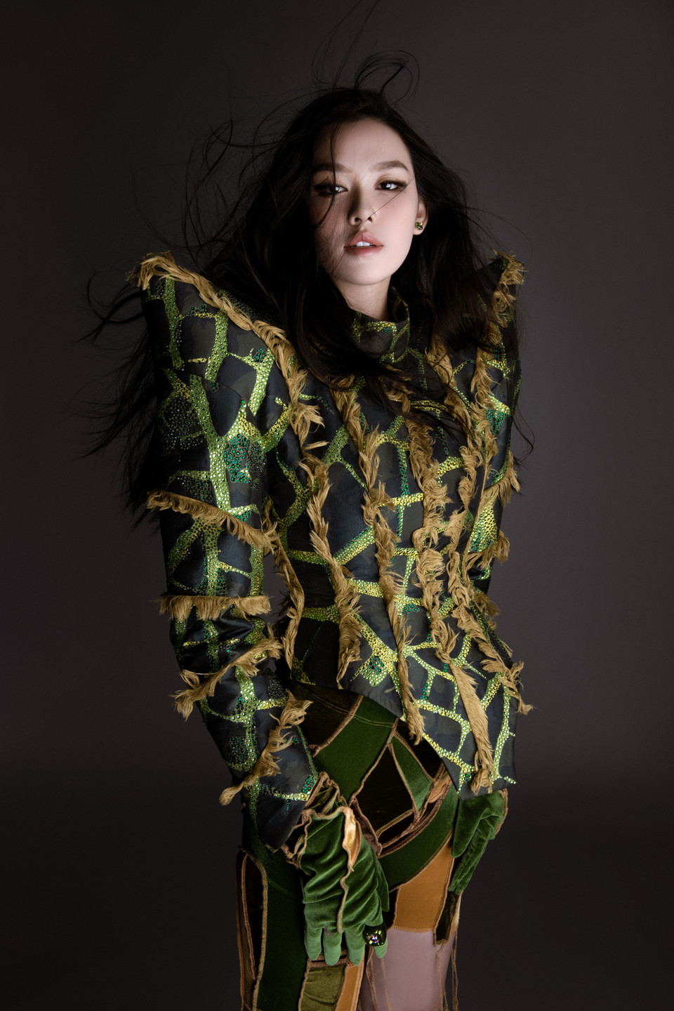 Bên cạnh thành công trong việc lấy lại vóc dáng sau sinh, thần thái của Tường San cũng thăng hạng. (Ảnh: CTV/Vietnam+)