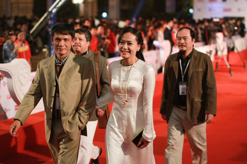 Diễn viên Hồng Ánh tham gia với vai trò giám khảo phim dài. (Ảnh: Xuân Mai)