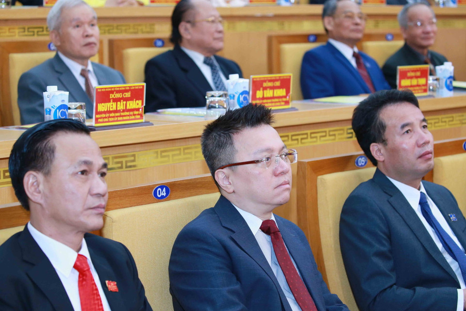 Đại biểu dự Đại hội Đảng bộ tỉnh Hưng Yên. (Ảnh: Phương Hoa/TTXVN)