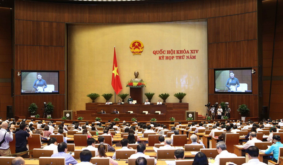 Toàn cảnh Phiên chất vấn. (Ảnh: Doãn Tấn/TTXVN)