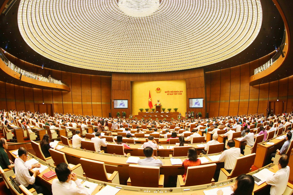 Quang cảnh phiên chất vấn. (Ảnh: Phương Hoa/TTXVN)