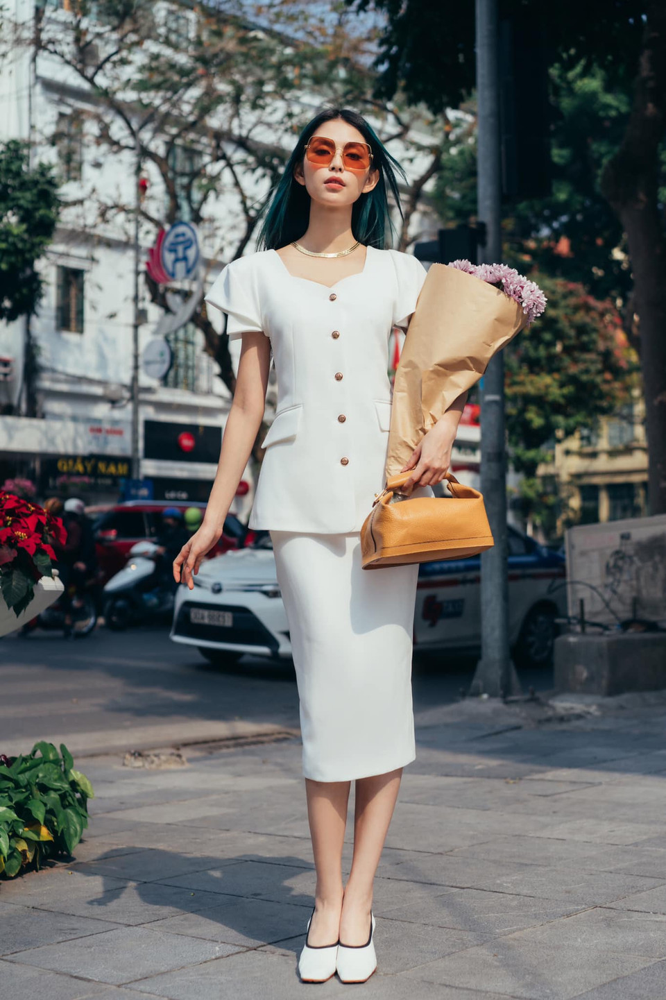 Thùy Dương là gương mặt ấn tượng và có cá tính rất riêng trong làng mẫu Việt. (Ảnh: CTV/Vietnam+)