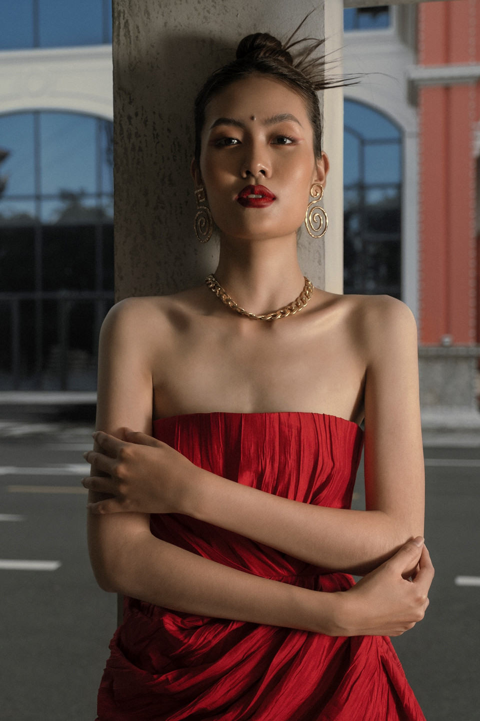 Hy vọng với sự nỗ lực không ngừng này, nữ quán quân sẽ trở thành một trong những người mẫu thuộc thế hệ Gen Z (sinh từ năm 1997 đến 2012) thành công và tỏa sáng của ngành thời trang Việt Nam tương lai. (Ảnh: CTV/Vietnam+)