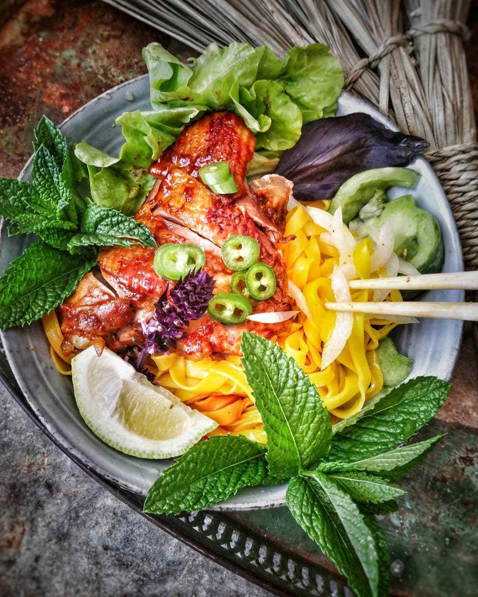 Lễ hội ẩm thực đã thực sự mang đến những hương vị tuyệt vời cho du khách đến thưởng thức. (Ảnh: CTV/Vietnam+)