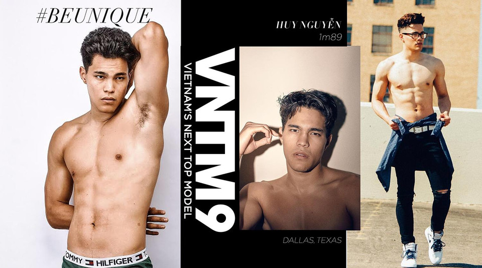 Thí sinh Huy Nguyễn, cao 1m89. Nóng bỏng, gợi cảm và đầy nam tính là những gì ngắn gọn nhất để nói về Huy Nguyễn – chàng trai sinh năm 1995 và hiện đang sinh sống tại Texas, Mỹ. 