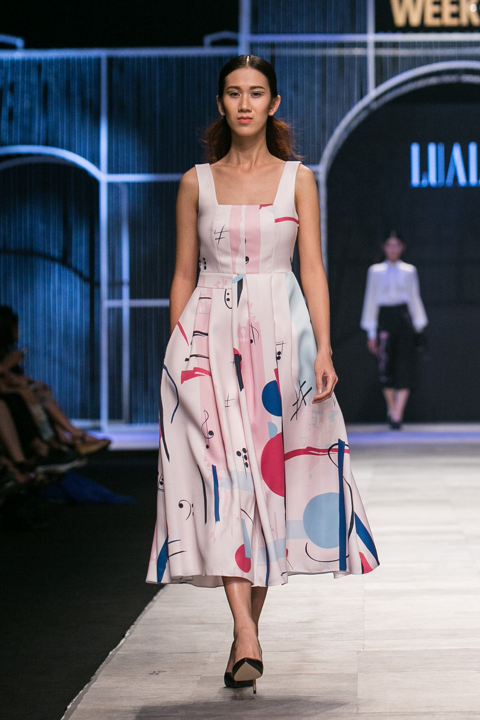 Những biểu tượng âm nhạc đã được nhà thiết kế trẻ tài năng Vũ Tá Linh sáng tạo khéo léo. (Ảnh: BTC)