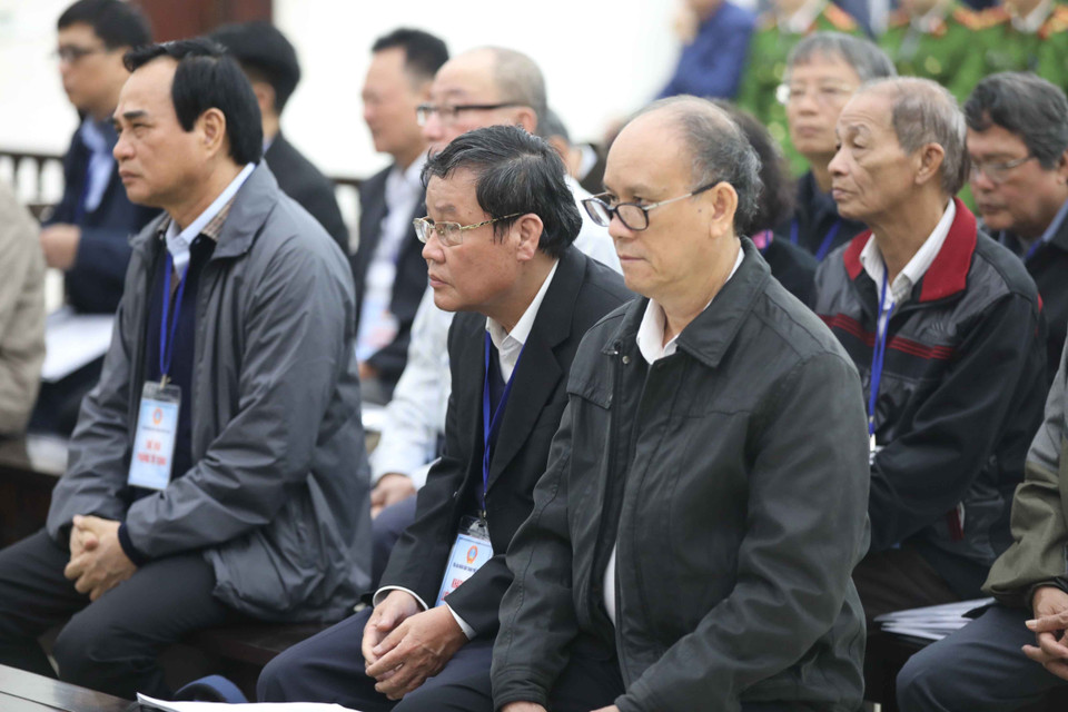 Bị cáo Trần Văn Minh (sinh năm 1955, cựu Chủ tịch UBND thành phố Đà Nẵng, giai đoạn từ năm 2006-2011) tại phiên xét xử. (Ảnh: Doãn Tấn/TTXVN)