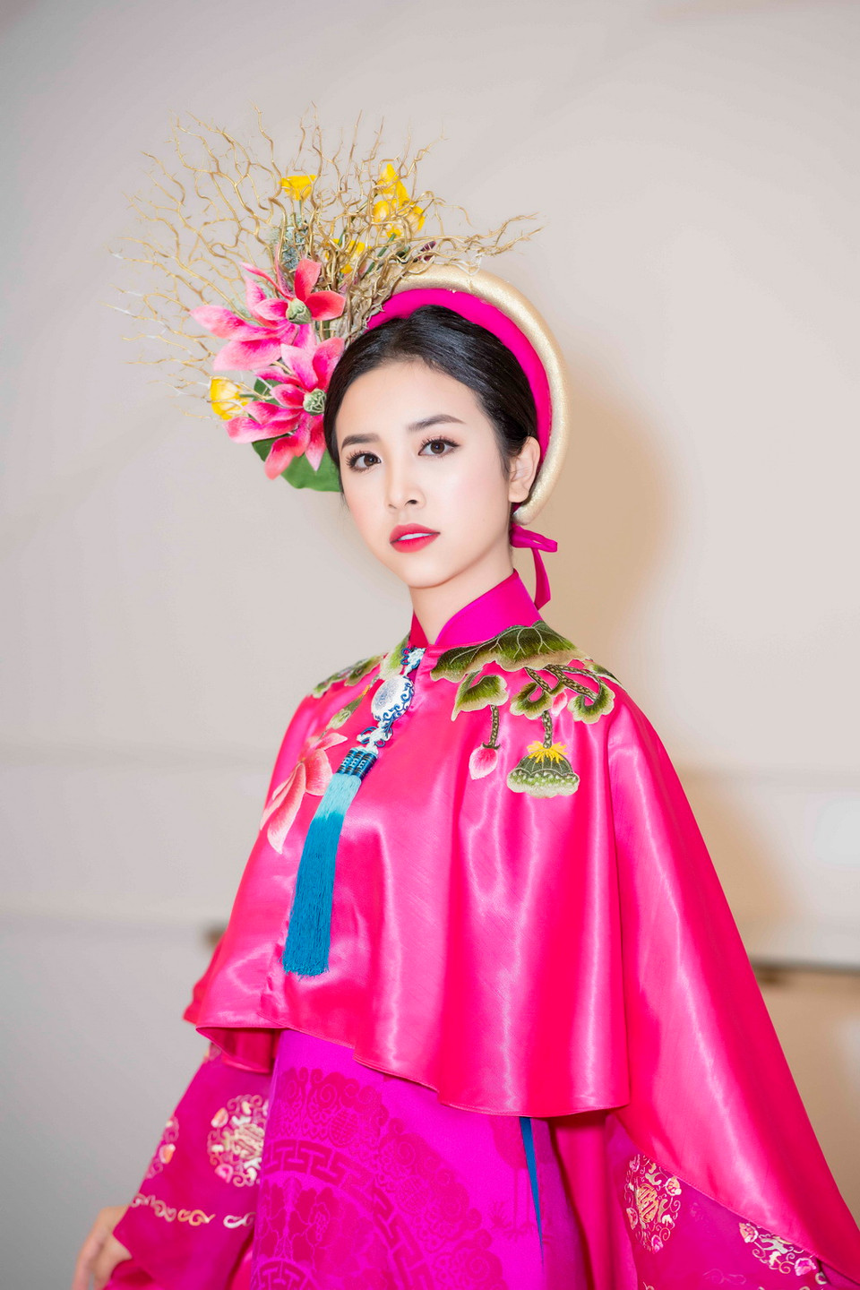 Sự trở lại của Á hậu Thúy An sau thời gian vắng bóng. (Ảnh: Như Hoàn/Vietnam+)