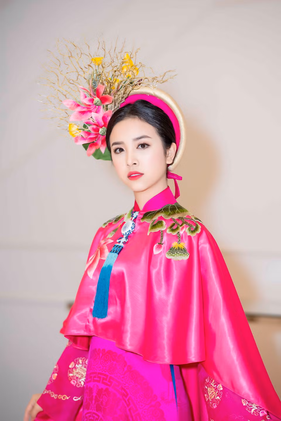 Sự trở lại của Á hậu Thúy An sau thời gian vắng bóng. (Ảnh: Như Hoàn/Vietnam+)