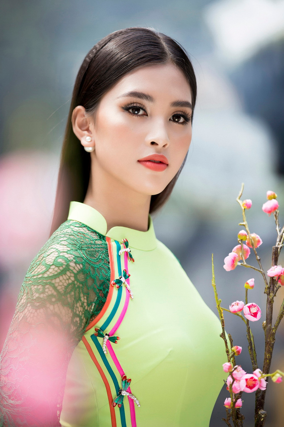 Tuy thời gian đăng quang chưa lâu và tuổi trẻ nhất trong số các ngôi hậu từng đội vương miện nhưng Tiểu Vy vẫn giữ được hình ảnh đẹp trong mắt công chúng. (Ảnh: Lê Thiện Viễn/Vietnam+)