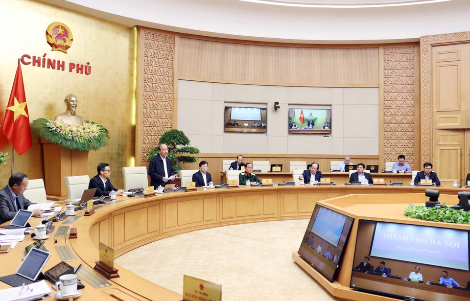 Thủ tướng Nguyễn Xuân Phúc phát biểu. (Ảnh: Thống Nhất/TTXVN)