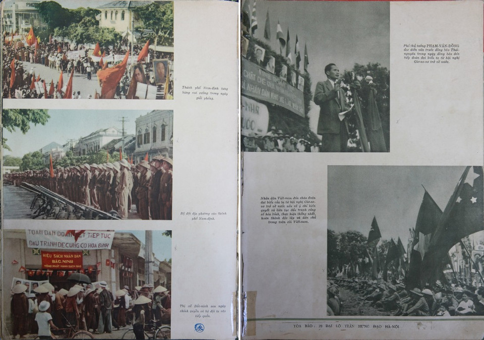 Trang 36-37, Báo ảnh Việt Nam số 1. (Nguồn: Báo ảnh Việt Nam)