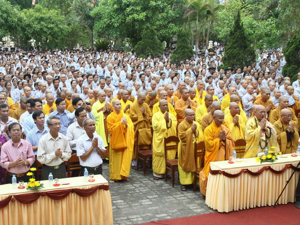 Quang cảnh buổi lễ. (Ảnh: Hồ Cầu/TTXVN)