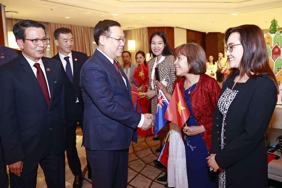 Đây là chuyến thăm chính thức New Zealand đầu tiên của ông Vương Đình Huệ trên cương vị Chủ tịch Quốc hội Việt Nam.(Ảnh: Doãn Tấn/TTXVN)