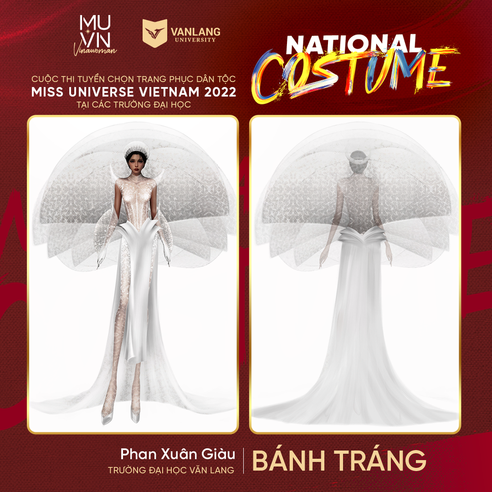 Thiết kế 'Bánh tráng' của Phan Xuân Giàu. (Ảnh: BTC)