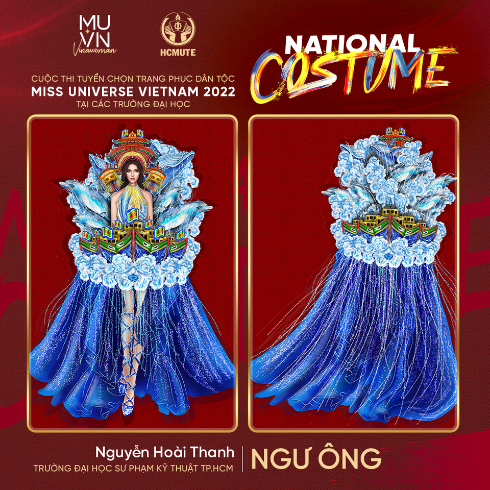 Thiết kế 'Ngư ông' của Nguyễn Hoài Thanh. (Ảnh: BTC)