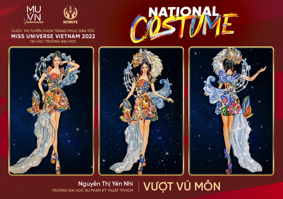 Thiết kế 'Vượt vũ môn' của Nguyễn Thị Yến Nhi. (Ảnh: BTC)