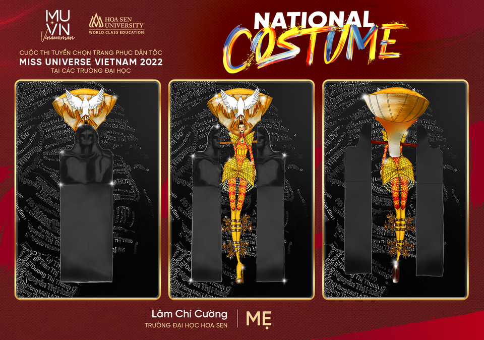 Sau thành công của 4 mùa giải với các bộ trang phục dân tộc để lại dấu ấn đậm nét đối với bạn bè quốc tế, năm nay, ban tổ chức Hoa hậu Hoàn vũ Việt Nam tiếp tục tổ chức cuộc thi ‘Tuyển chọn Thiết kế trang phục dân tộc’ với format hoàn toàn mới. (Ảnh: BTC)