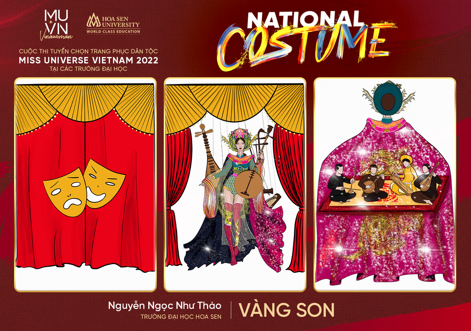 Theo thể lệ cuộc thi, ban tổ chức đưa ra yêu cầu các mẫu thiết kế phải độc đáo, sáng tạo, phù hợp với thuần phong mỹ tục và truyền tải được nét đẹp của văn hóa Việt Nam. (Ảnh: BTC)