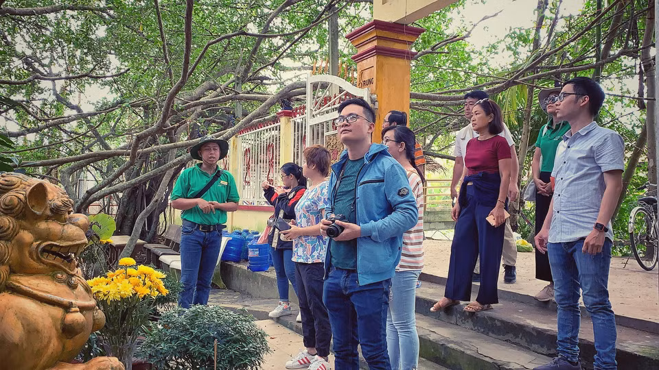 Nơi đây đã trở thành điểm đến của nhiều du khách trong hành trình khám phá miền Tây sông nước. (Ảnh: Xuân Mai/Vietnam+)
