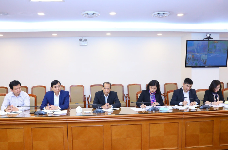 Đại biểu dự buổi làm việc. (Ảnh: Văn Điệp/TTXVN)