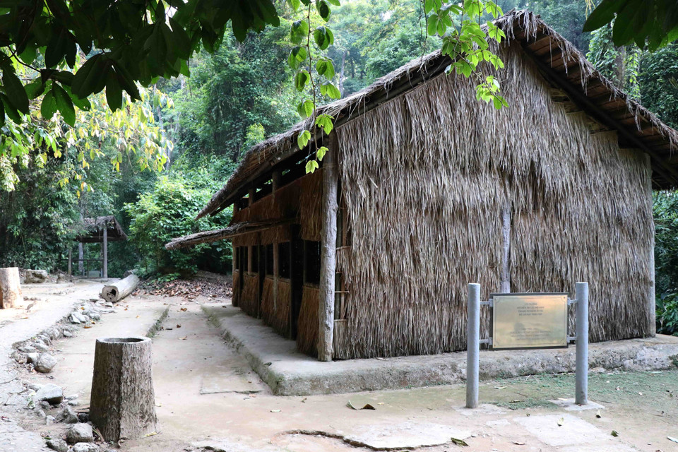 Hội trường nơi diễn ra các hội nghị cán bộ do Đảng ủy và Bộ Chỉ huy Chiến dịch triệu tập. (Ảnh: Xuân Tiến/TTXVN)