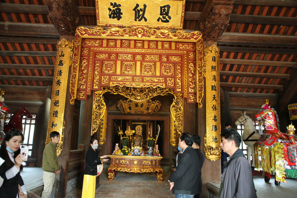 Nay ngôi đình trở thành di tích được du khách thập phương tìm về. (Ảnh: Xuân Mai/Vietnam+)