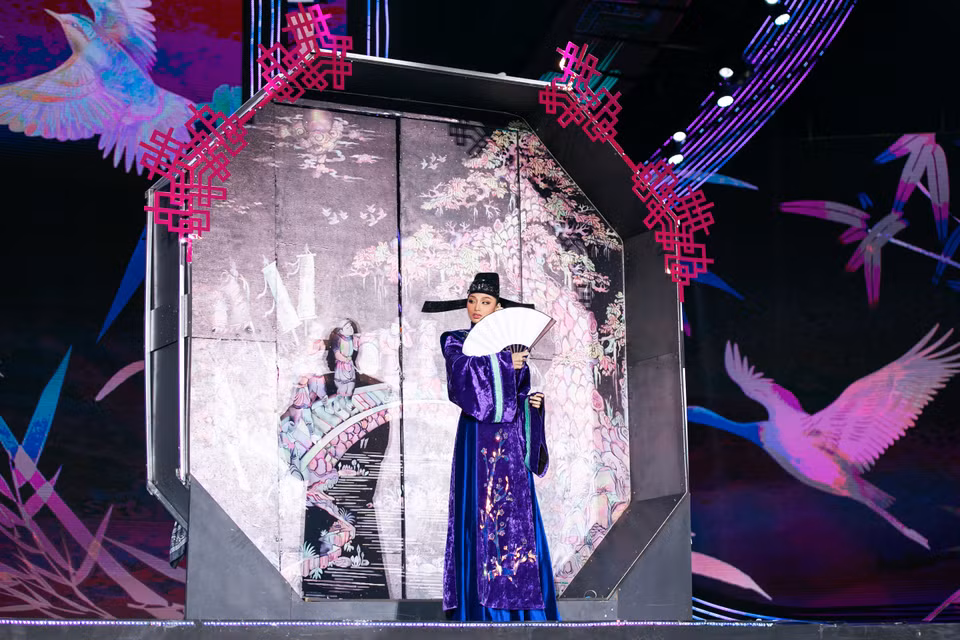 Nhằm chuẩn bị tốt nhất cho đêm thi Bán kết, top 38 thí Hoa hậu Hoàn vũ Việt Nam - Miss Cosmo Vietnam 2023 đã tích cực tập luyện dưới không khí lạnh của Thành phố Đà Lạt nhiều ngày liền trước đêm thi Bán kết. (Ảnh: BTC)
