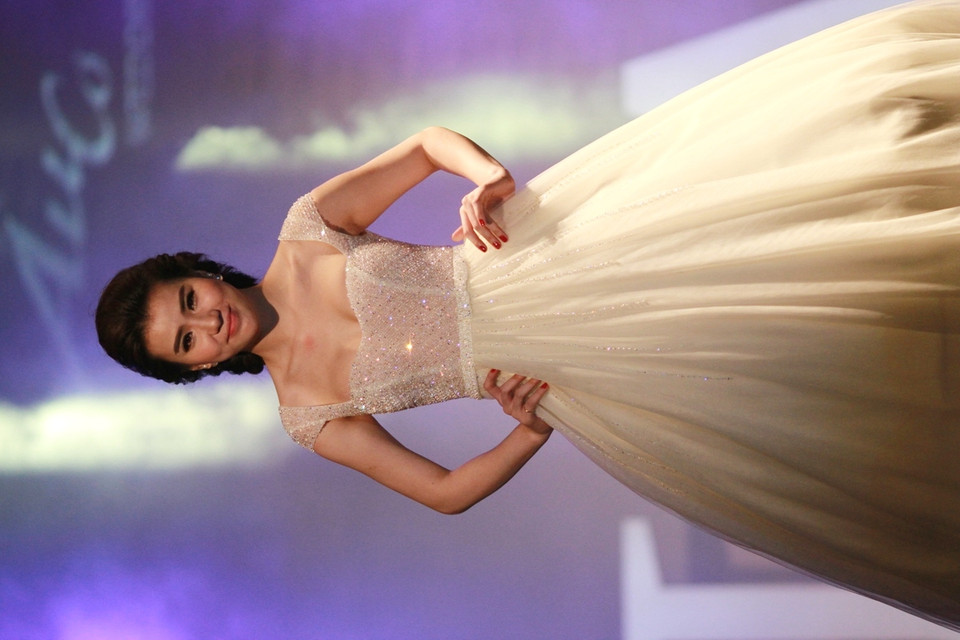 Vẻ đẹp sang trọng lấp lánh của một loài hoa. (Ảnh: Xuân Mai/Vietnam+)