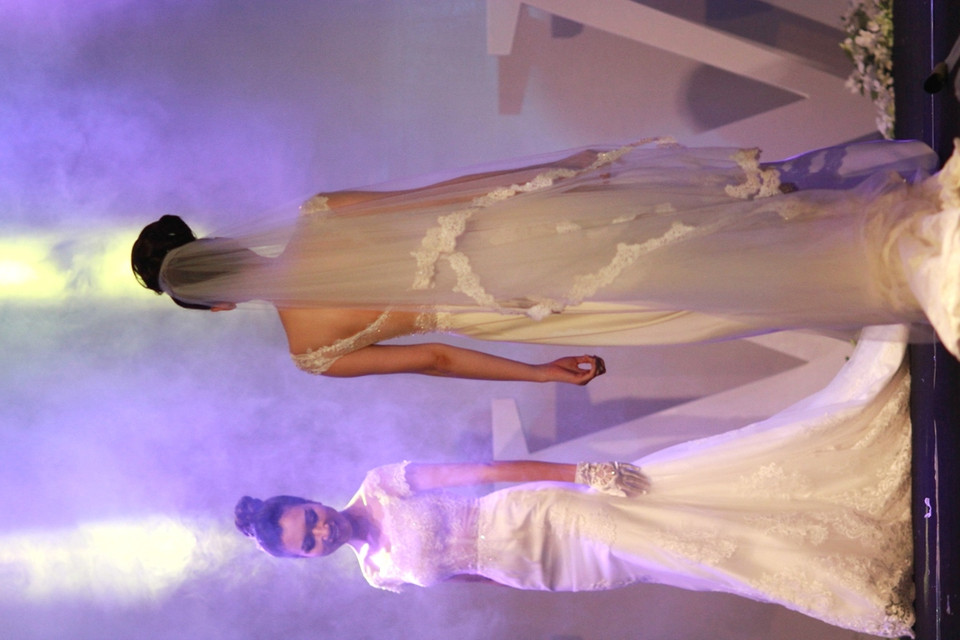 Của thương hiệu Âu Cơ Wedding. (Ảnh: Xuân Mai/Vietnam+)