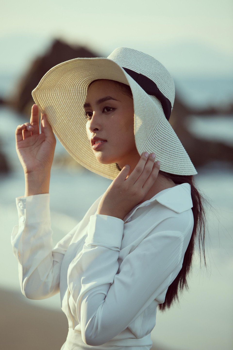 Hoa hậu Tiểu Vy cho hay, sắp tới sẽ có nhiều hoạt động thú vị và ý nghĩa hơn nữa. (Ảnh: Viết Quý/Vietnam+)