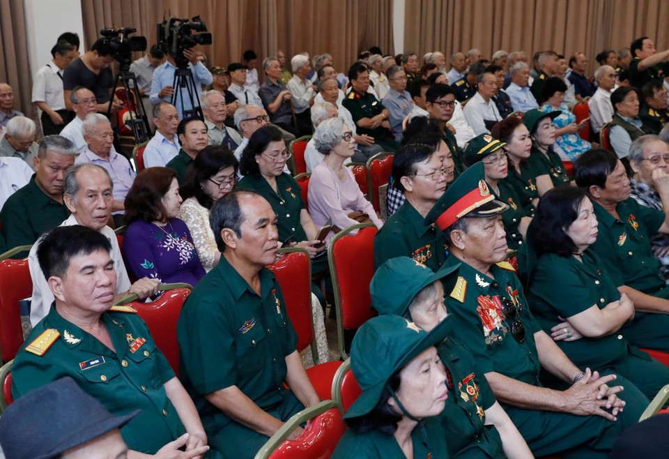 Các đại biểu dự lễ kỷ niệm. (Ảnh: Thống Nhất/TTXVN)