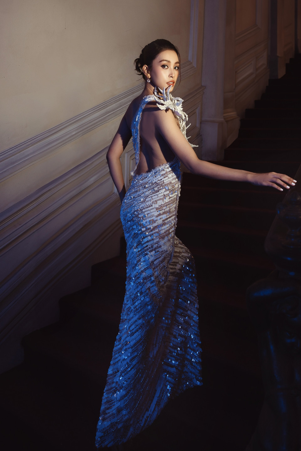 Hoa hậu Tiểu Vy từng để lại ấn tượng với công chúng trong lần lấn sân điện ảnh, cùng lúc ra mắt 2 bộ phim thuộc 2 lĩnh vực khác nhau. (Ảnh: CTV/Vietnam+)