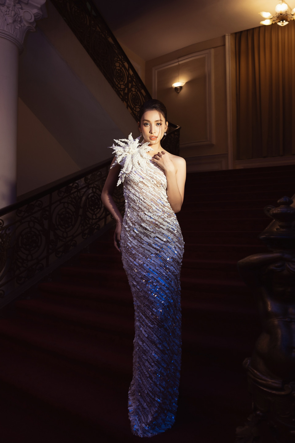 Dù vẫn là gương mặt mới trong lĩnh vực diễn xuất nhưng Tiểu Vy luôn được đạo diễn “chọn mặt gửi vàng” cho các tác phẩm điện ảnh được đầu tư khủng. (Ảnh: CTV/Vietnam+)