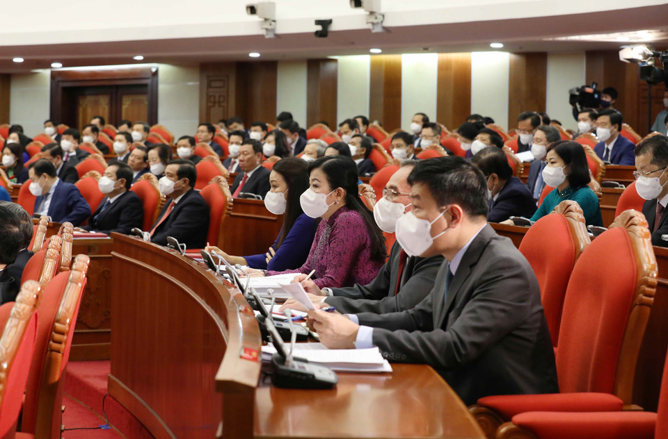 Các đại biểu dự phiên khai mạc Hội nghị. Theo chương trình, Hội nghị làm việc đến ngày 9/7. (Ảnh: Phương Hoa/TTXVN)