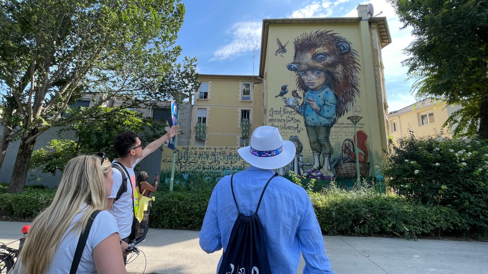 Street Art Avenue là điểm đến ưa thích của người dân địa phương và khách du lịch. (Ảnh: Thu Hà/TTXVN)