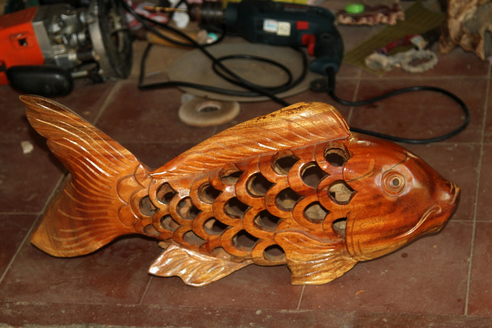 ... và khi đã hoàn thiện. (Ảnh: Xuân Mai/Vietnam+)