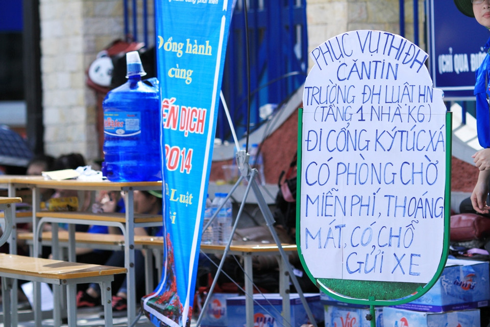 Học viện Hành chính quốc gia có phòng chờ miễn phí cho phụ huynh. (Ảnh: Xuân Mai/Vietnam+)