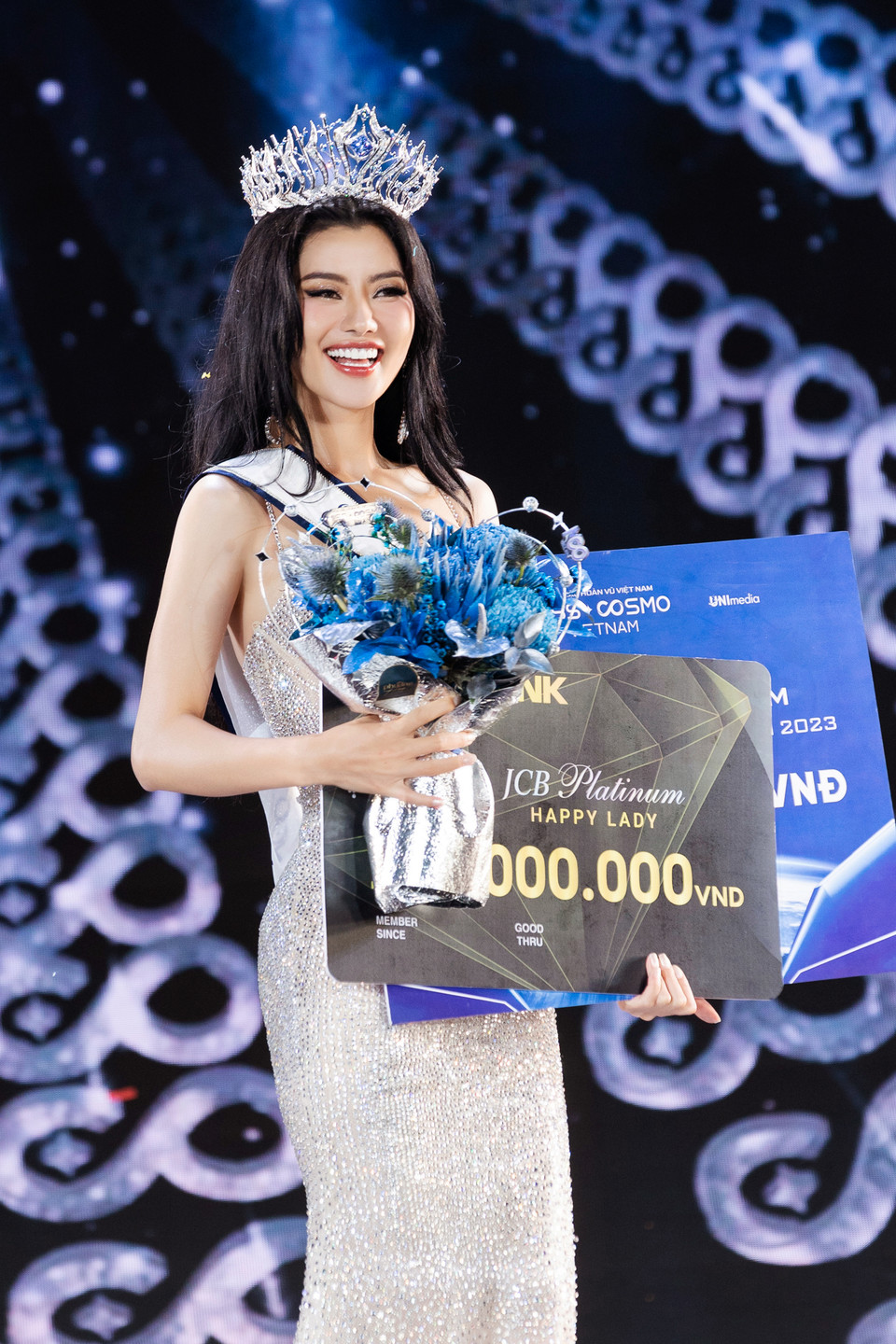 Xuân Hạnh 22 tuổi, tốt nghiệp Trường đại học Kinh tế Quốc dân Hà Nội, cao 1,71m, số đo ba vòng 82-60-87.(Ảnh: BTC)