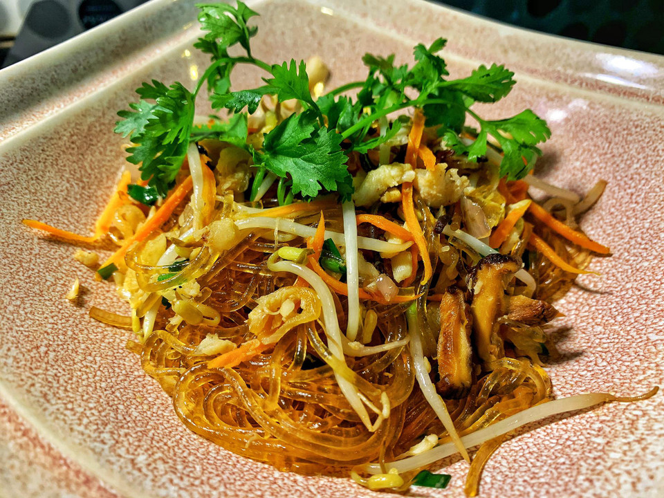 Thành phẩm cuối cùng. Thêm chút tiêu, tương ớt, chanh và thưởng thức. (Ảnh: Mai Mai/Vietnam+)